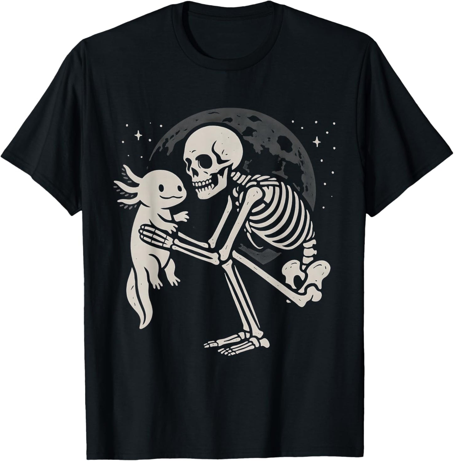 Axolotl Emo Goth T-Shirt - T-Shirt | Black