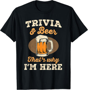 Funny Trivia Game Night T-Shirt - T-Shirt | Black