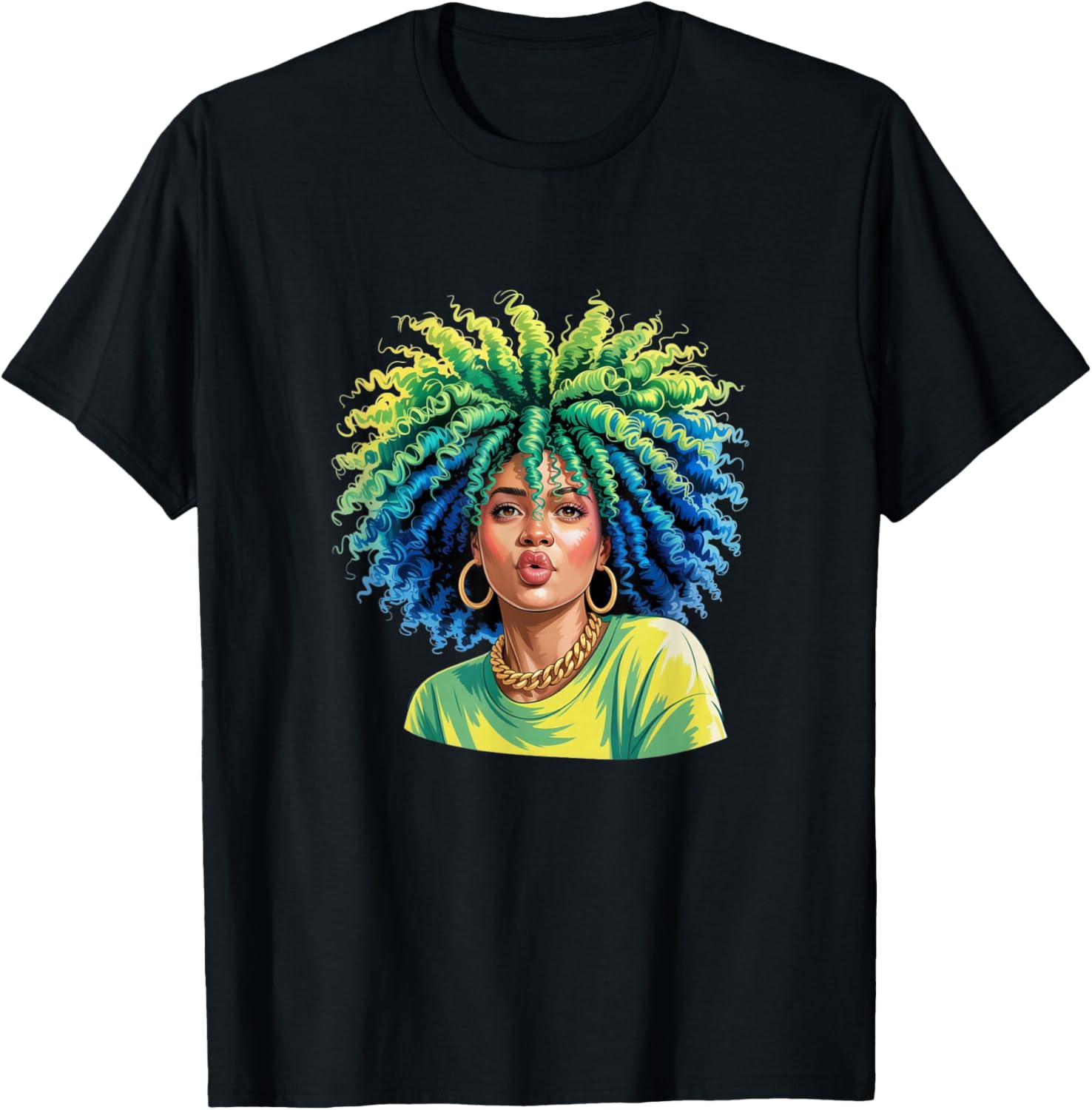 Mixed Girl Magic - Biracial Women Empowerment T-Shirt - T-Shirt | Black