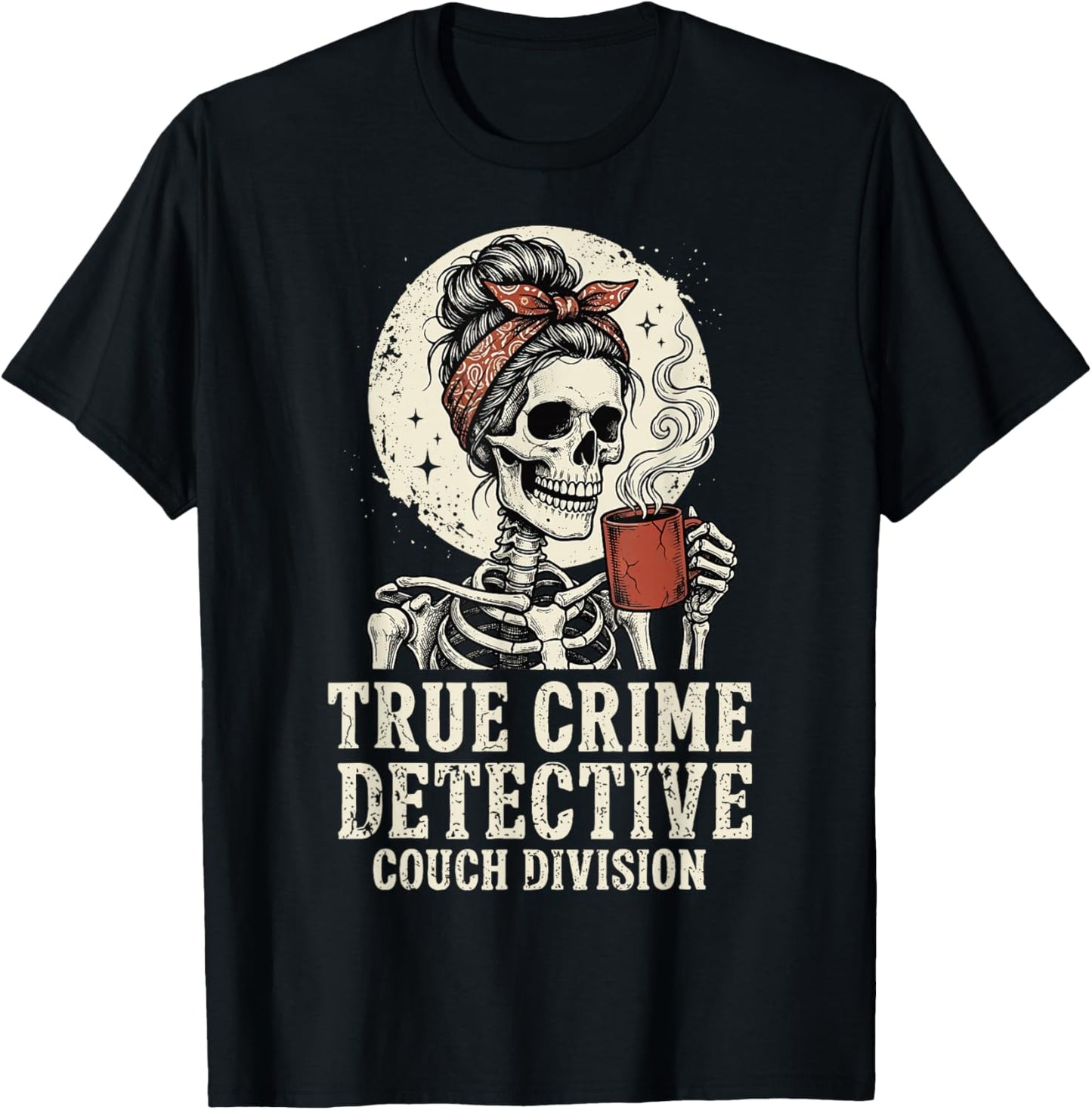 True Crime Detective Couch Division T-Shirt - T-Shirt | Black