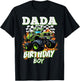 Dada of The Birthday Boy Monster Truck Birthday Kids T-Shirt - T-Shirt | Black
