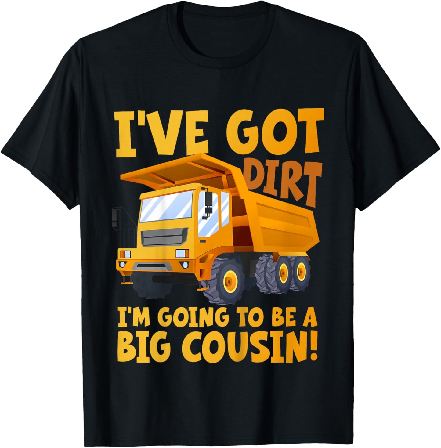 Kids I'm Going to be a Big Cousin New Baby Family Announcement T-Shirt - T-Shirt | Black
