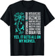 Dysautonomia Warrior Dysautonomy Awareness Pots Warrior T-Shirt - T-Shirt | Black