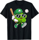 Irish Lucky Shamrock Baseball St Patricks Day Boys Men Kids T-Shirt - T-Shirt | Black