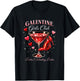 Galentine Girls Club Ladies Celebrating Party Girl T-Shirt - T-Shirt | Black