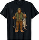 Paddlefish Bigfoot Fisher Fishing Fish T-Shirt - T-Shirt | Black