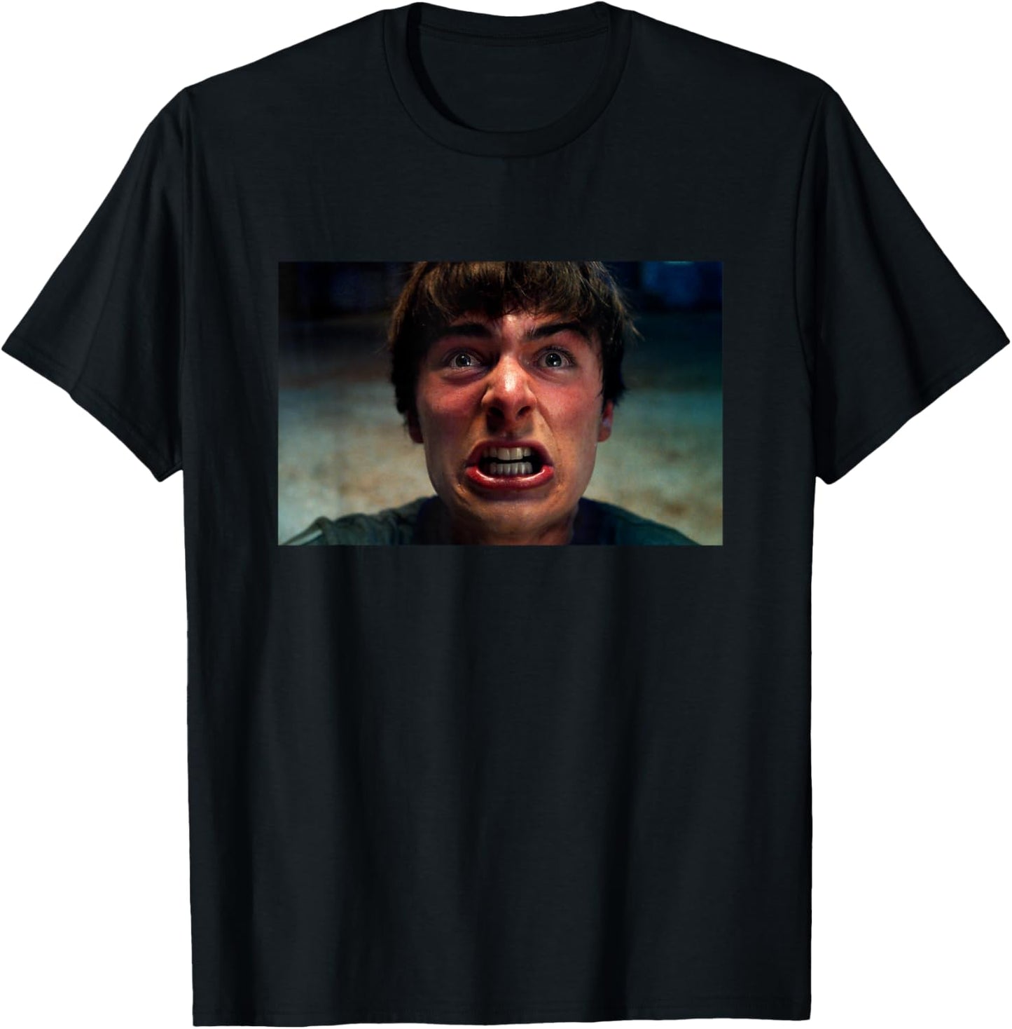 Stranger Things Season 5 Will Byers Angry Scene from Show T-Shirt - T-Shirt | Black