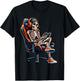 Halloween Shirts Skeleton Gamer Video Gaming Boys Men Kids T-Shirt - T-Shirt | Black
