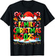Funny Family Matching Christmas 2025 Pajamas PJs Outfit Gift T-Shirt - T-Shirt | Black
