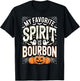 My Favorite Spirit is Bourbon T-Shirt - T-Shirt | Black