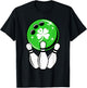 Bowling Shamrock Lucky Clover Irish St Patrick's Day Boys T-Shirt - T-Shirt | Black