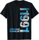 Awesome Since March 1991 35th Birthday T-Shirt - T-Shirt | Black
