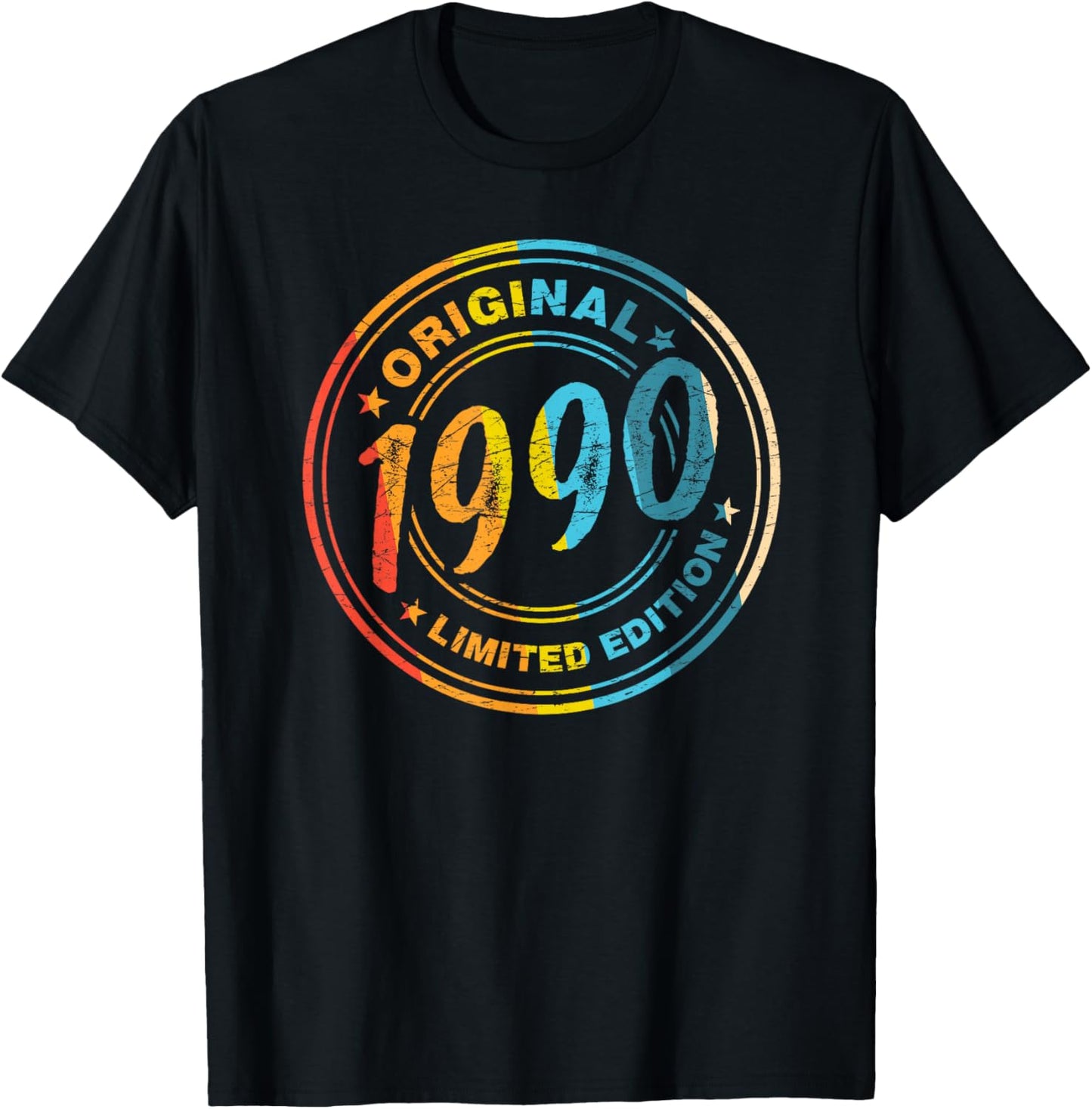 36th Birthday Retro Vintage 1990 Men Women T-Shirt - T-Shirt | Black