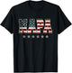 Christmas Napa Father's Day American Flag 4th of July Xmas T-Shirt - T-Shirt | Black