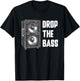 Bass-Drop Subwoofer Speaker Retro/Vintage Aesthetic T-Shirt - T-Shirt | Black