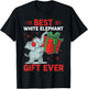 Christmas White Elephant Shirts, Best White Elephant Ever T-Shirt - T-Shirt | Black