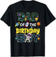 Dad of The Birthday Boy Astronaut Family Space Planets T-Shirt - T-Shirt | Black