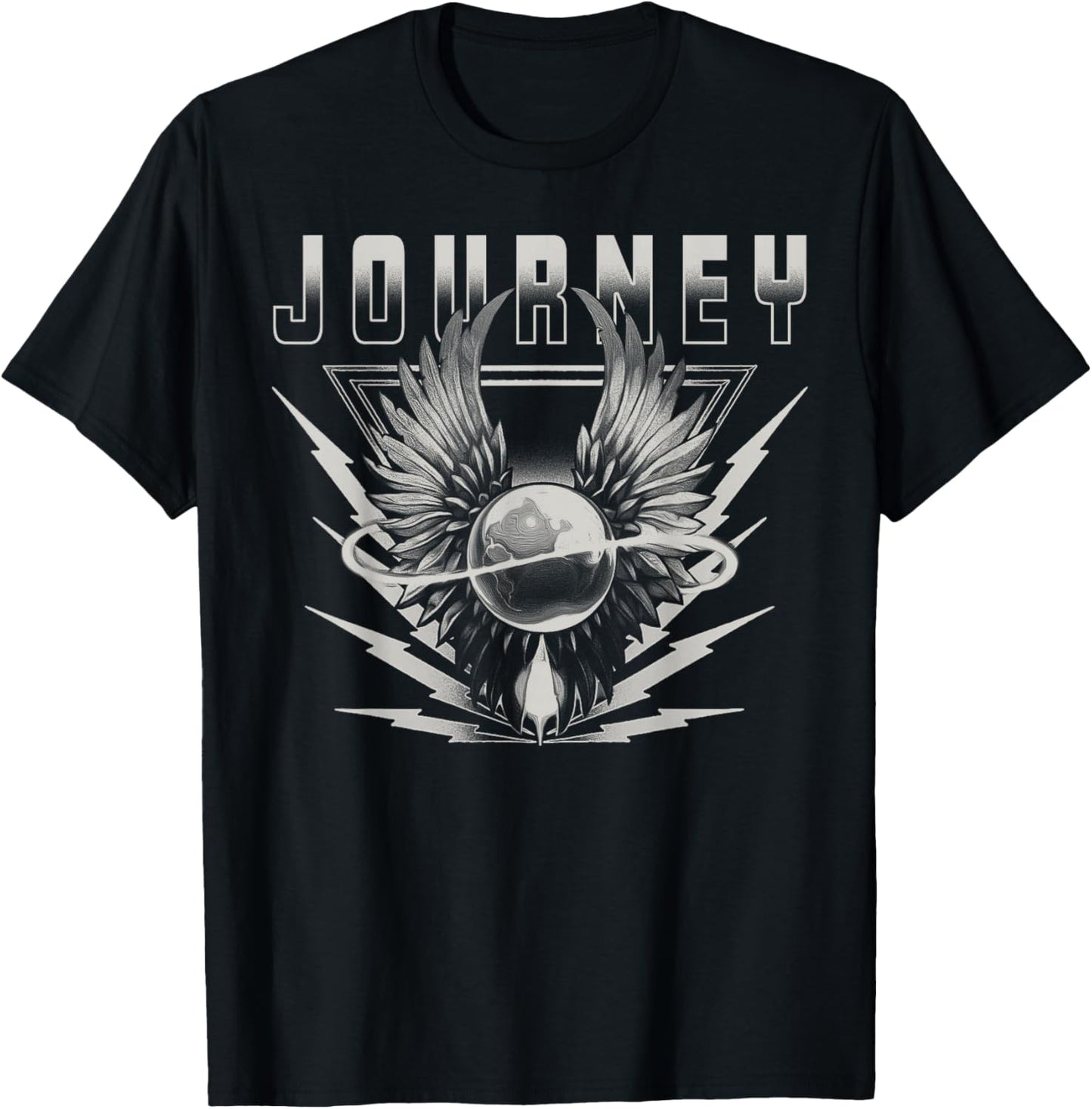 Journey Globewing T-Shirt - T-Shirt | Black