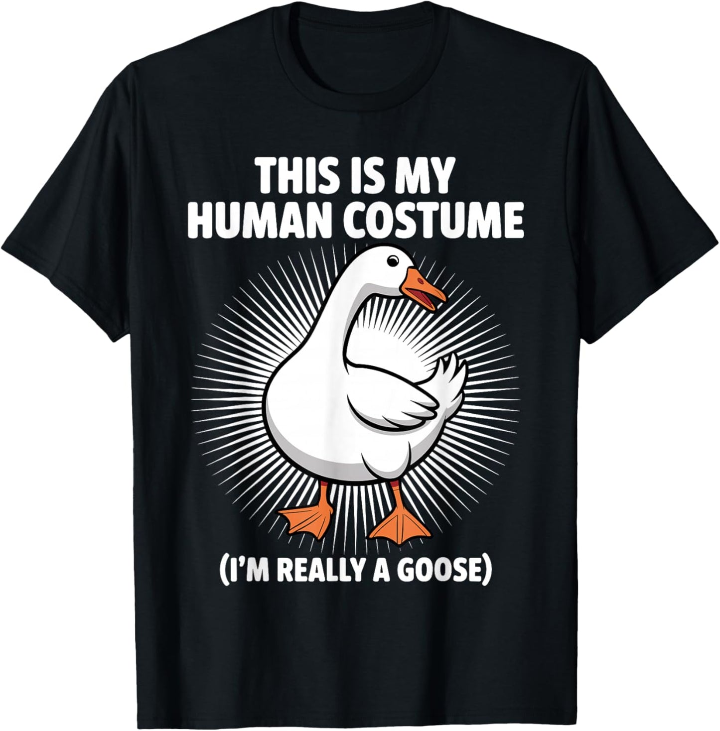 Best Goose Art Women Bird Lover Funny Goose Fan T-Shirt - T-Shirt | Black