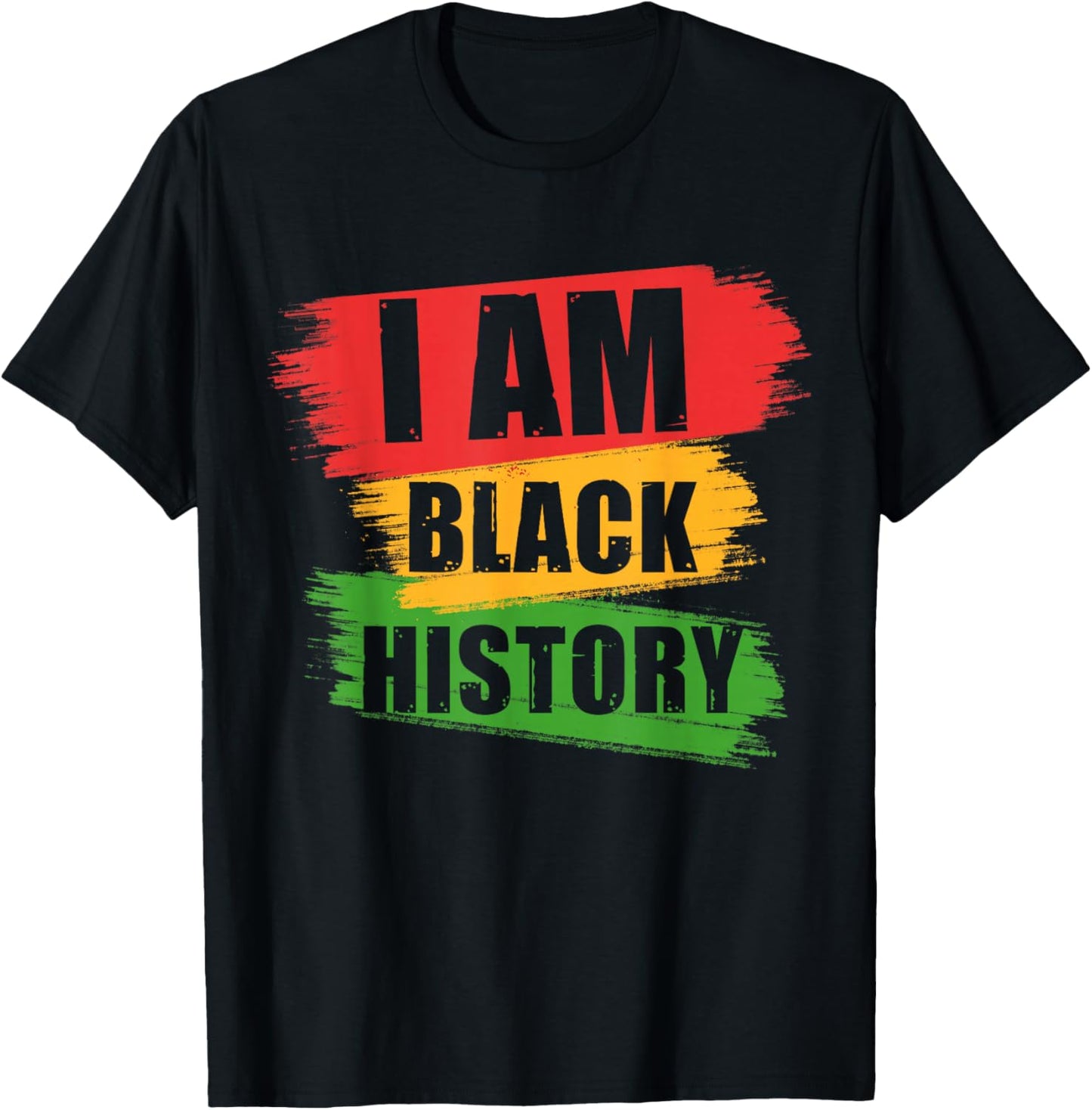 I Am Black History Pride Heart African American Love T-Shirt - T-Shirt | Black