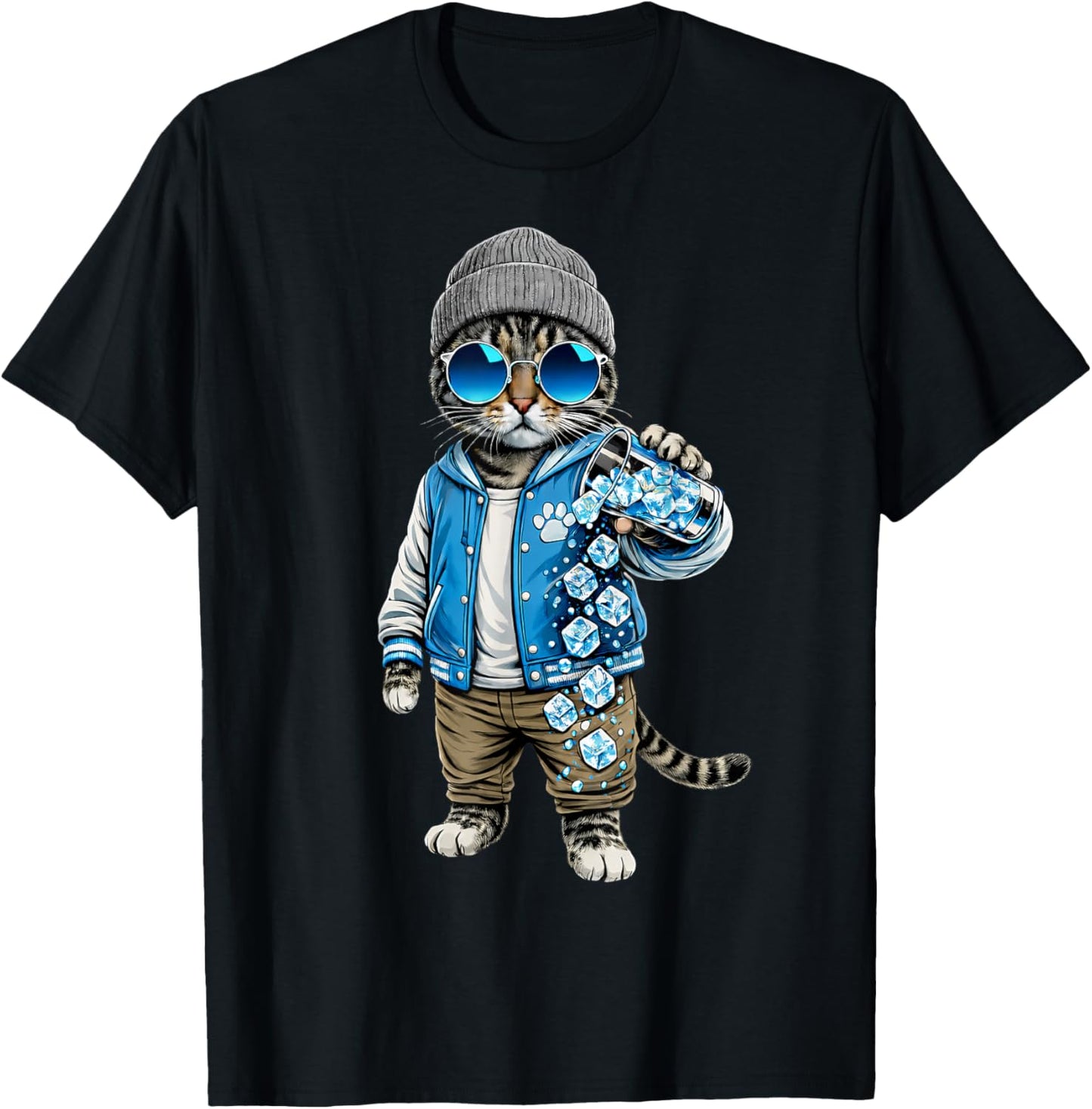 No Ice Please Cat Abolish ICE Immigration Justice T-Shirt - T-Shirt | Black