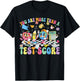 You are More Than A Test Score Groovy Testing Day Teacher T-Shirt - T-Shirt | Black