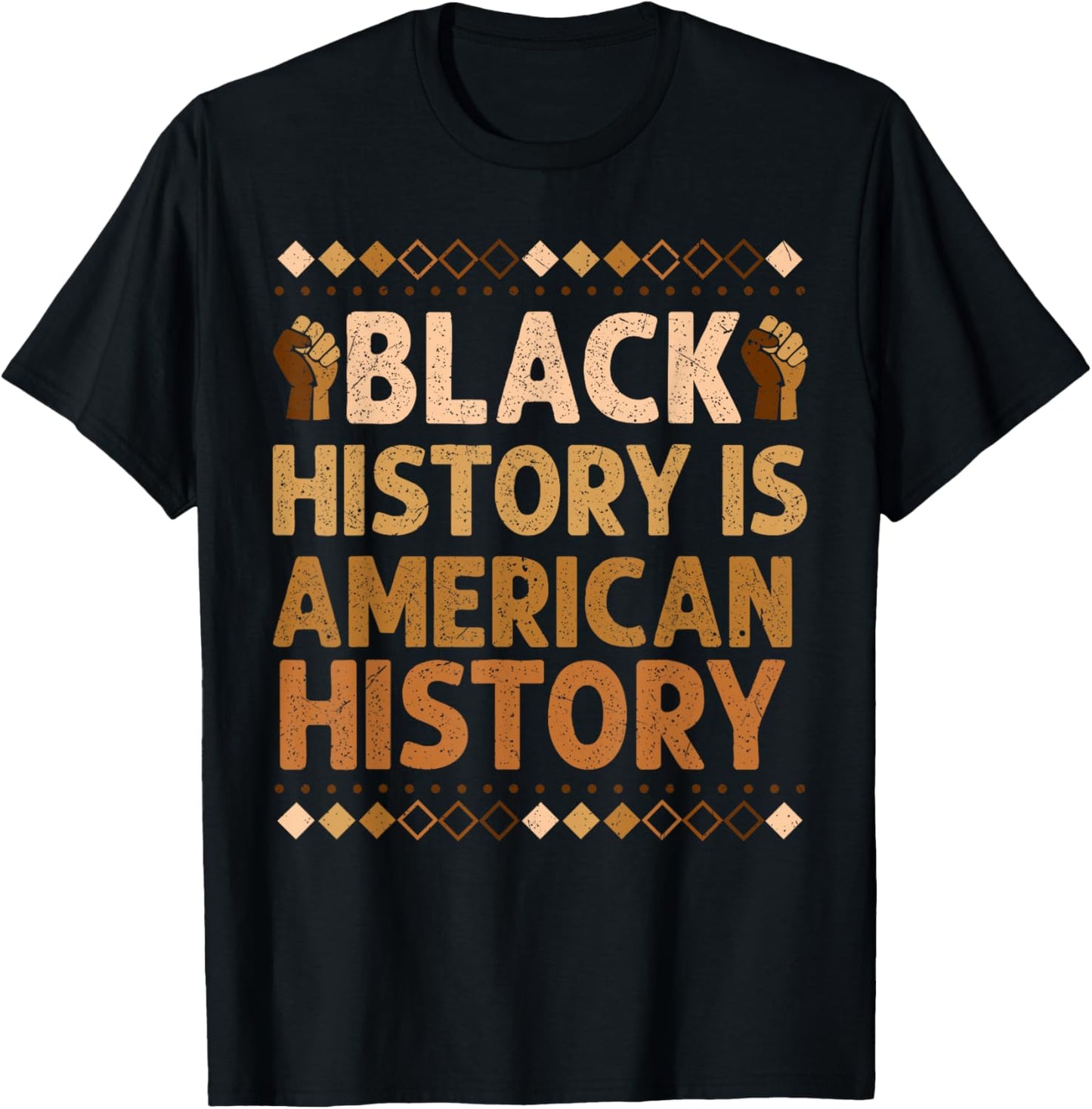 Black History is American History Pride Men Women Kid T-Shirt - T-Shirt | Black