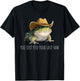 Funny Frog You Just Yeed Your Last Haw T-Shirt - T-Shirt | Black