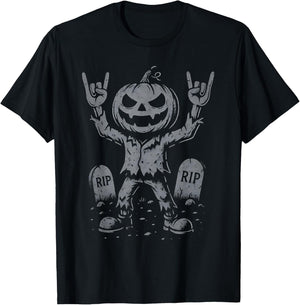 El Rocker Pumpkin T-Shirt - T-Shirt | Black