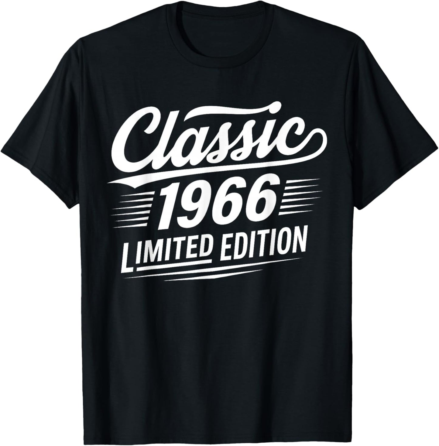 Vintage Classic 1966 Limited Edition 60th Birthday 60 Years T-Shirt - T-Shirt | Black