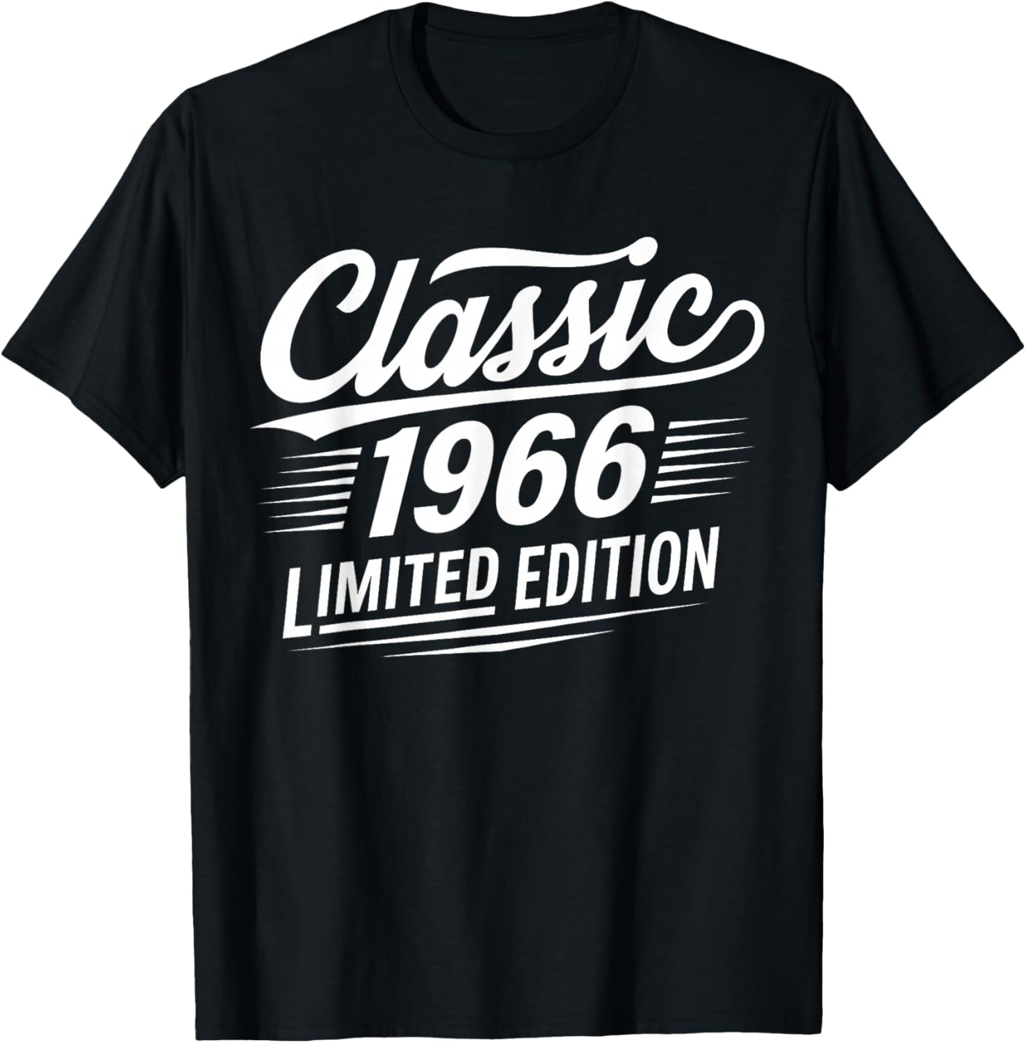 Vintage Classic 1966 Limited Edition 60th Birthday 60 Years T-Shirt - T-Shirt | Black