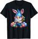 Easter Bunny Gnome T-Shirt - T-Shirt | Black