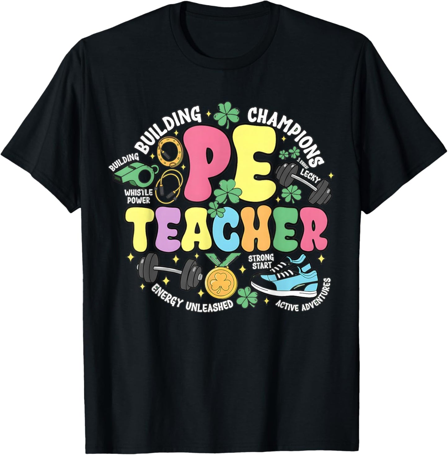 Shirt, Physical Education St Patricks D T-Shirt - T-Shirt | Black