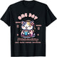 Cute Cat Watching K-Dramas and C-Dramas T-Shirt - T-Shirt | Black