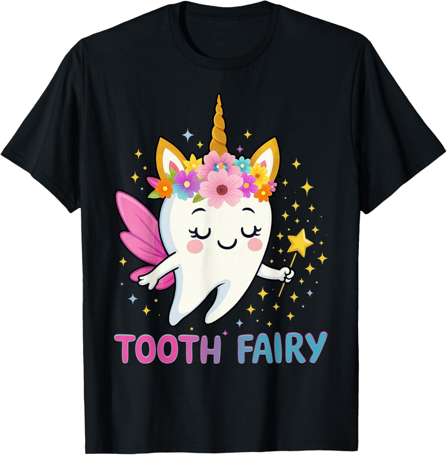 Tooth Fairy Halloween Costume Dentist Men Women T-Shirt - T-Shirt | Black