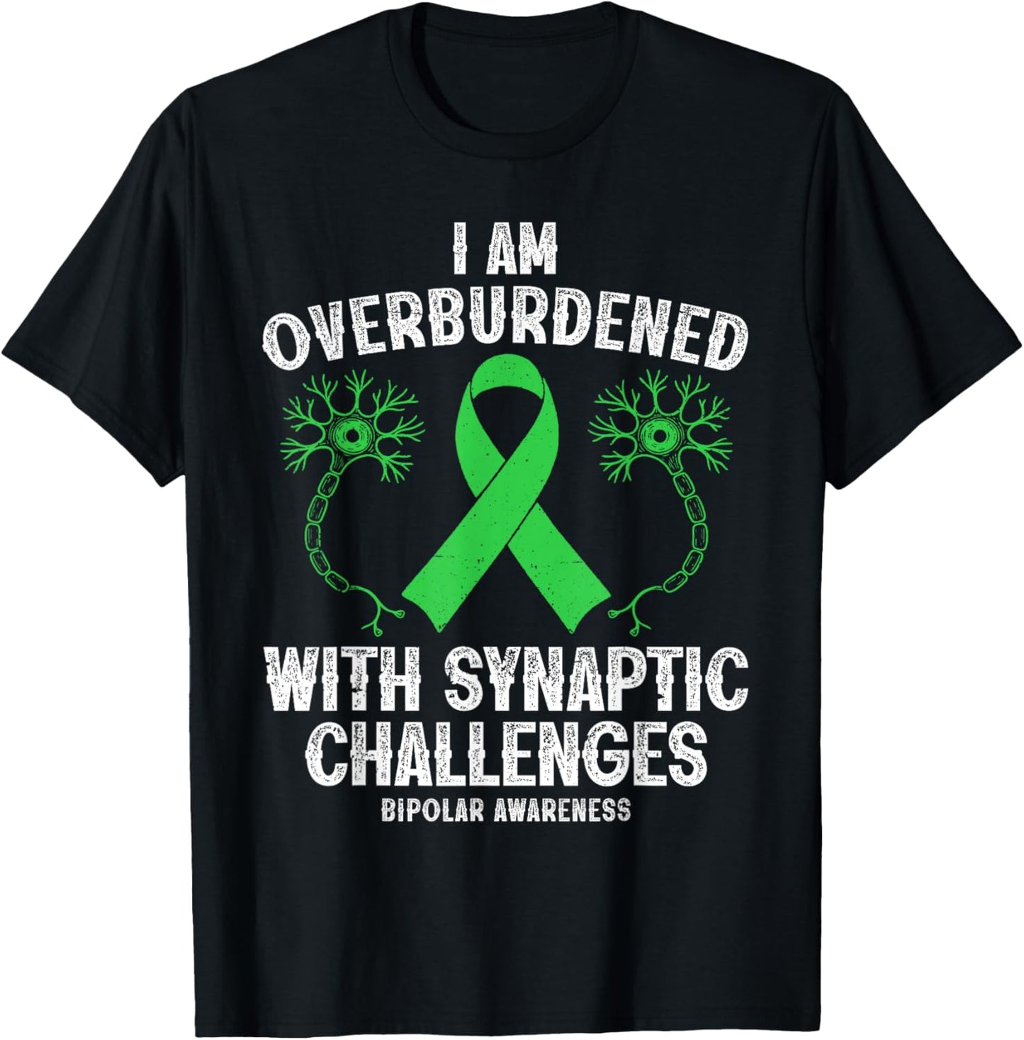 Bipolar Warrior Funny Bipolar Disorder T-Shirt - T-Shirt | Black