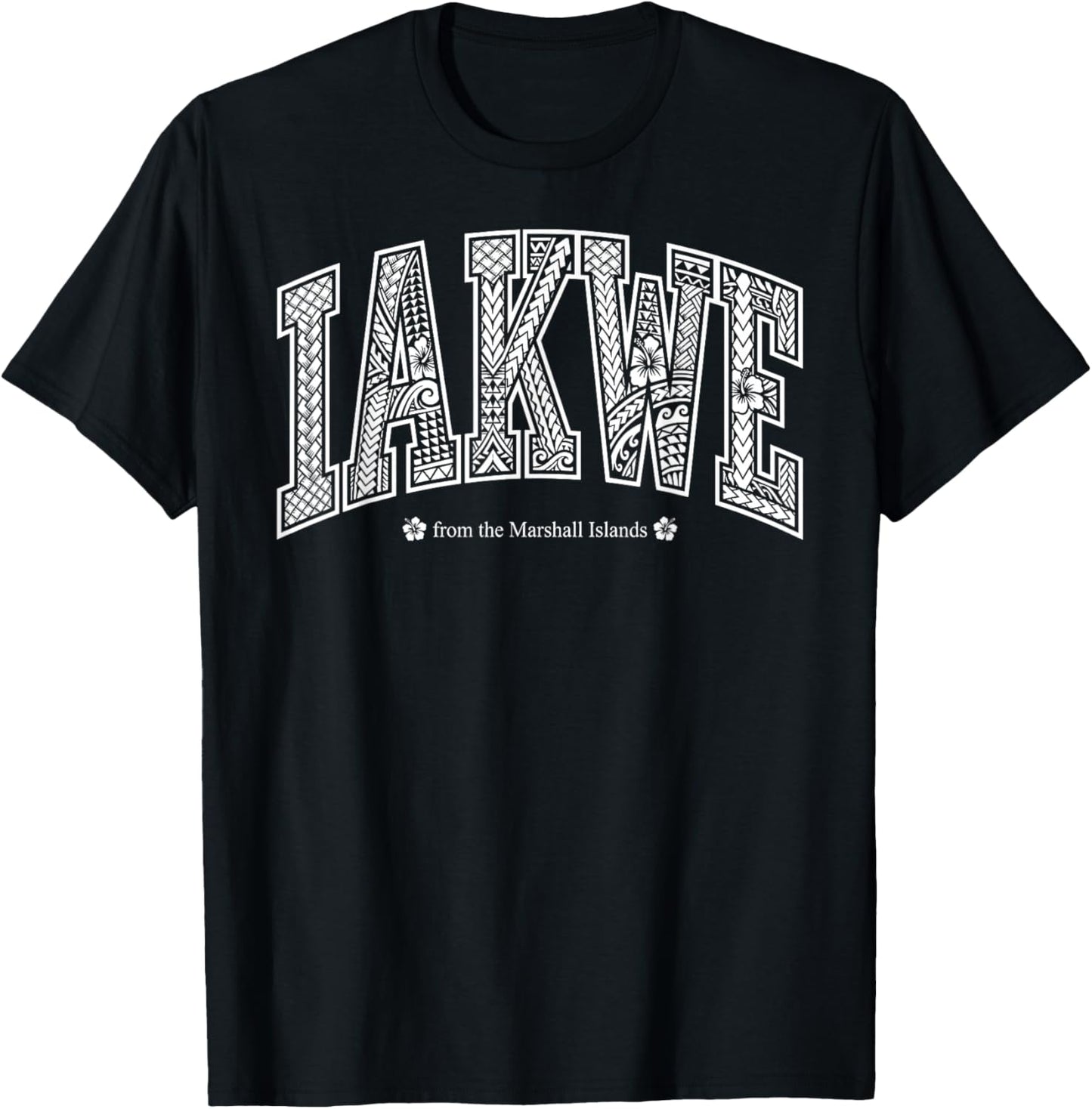 IAKWE Say Hello in Marshallese RMI T-Shirt - T-Shirt | Black