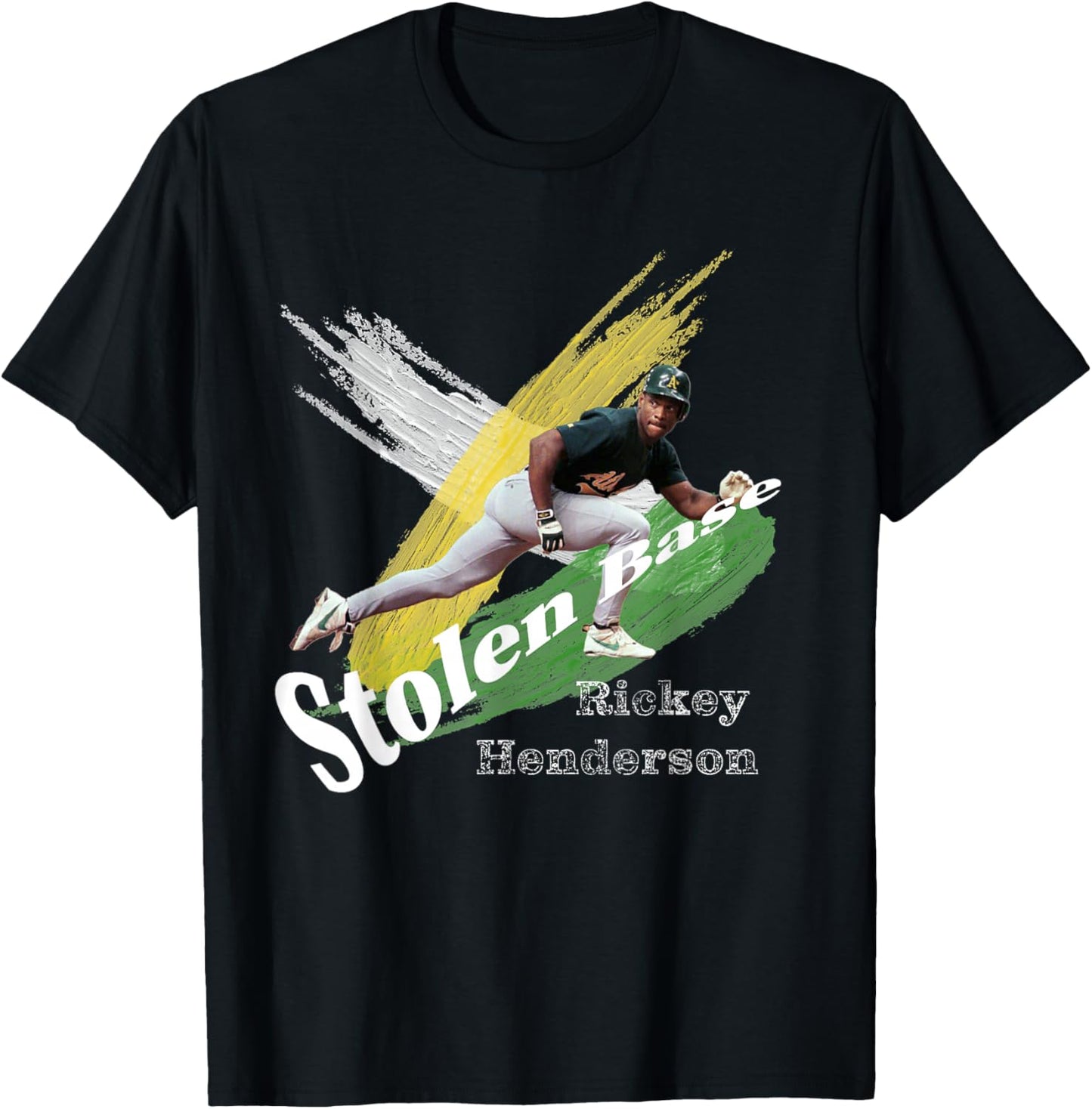 Rickey Henderson_001 T-Shirt - T-Shirt | Black