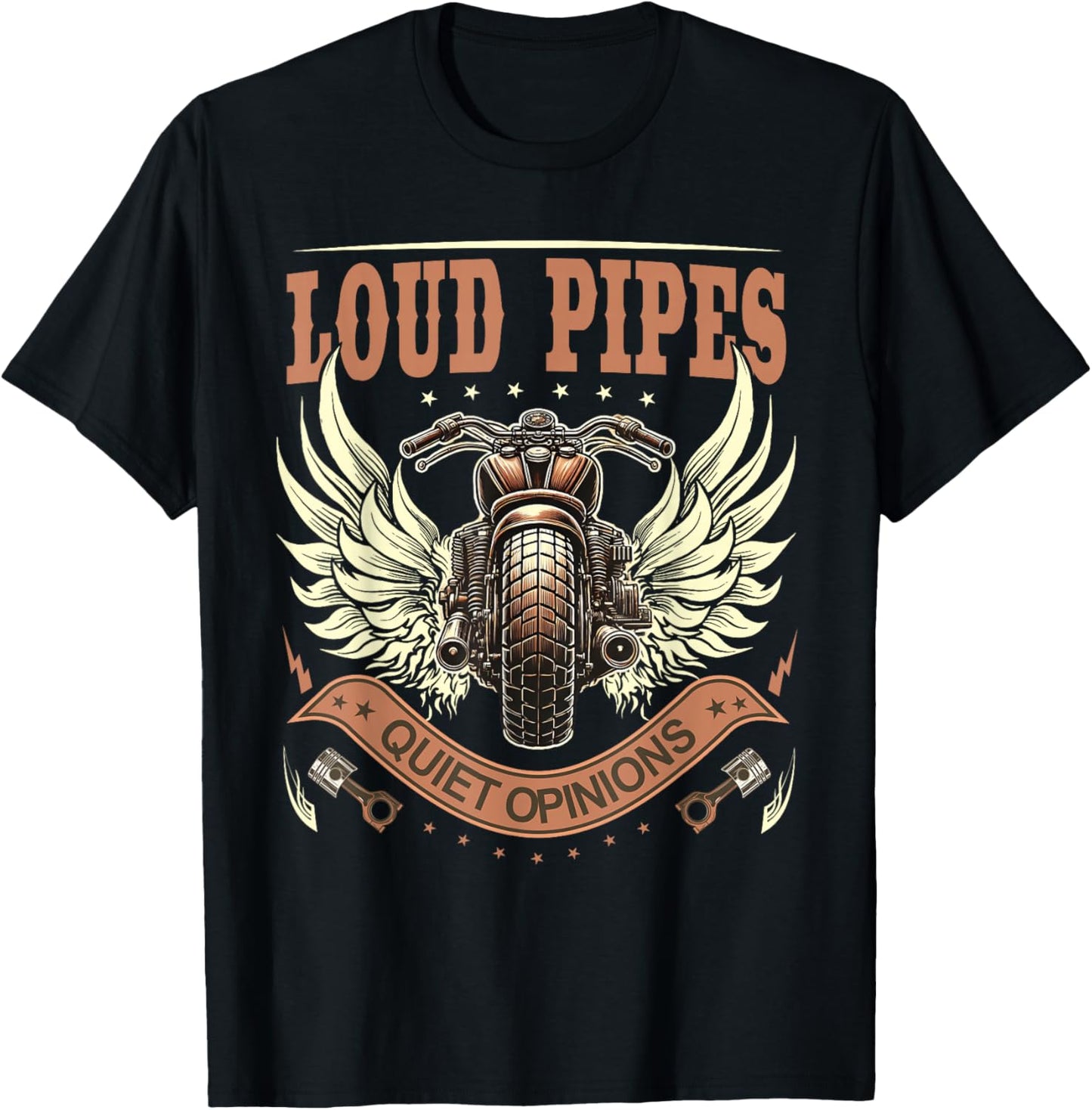 Funny Rider Motorcycle Lovers Biker T-Shirt - T-Shirt | Black