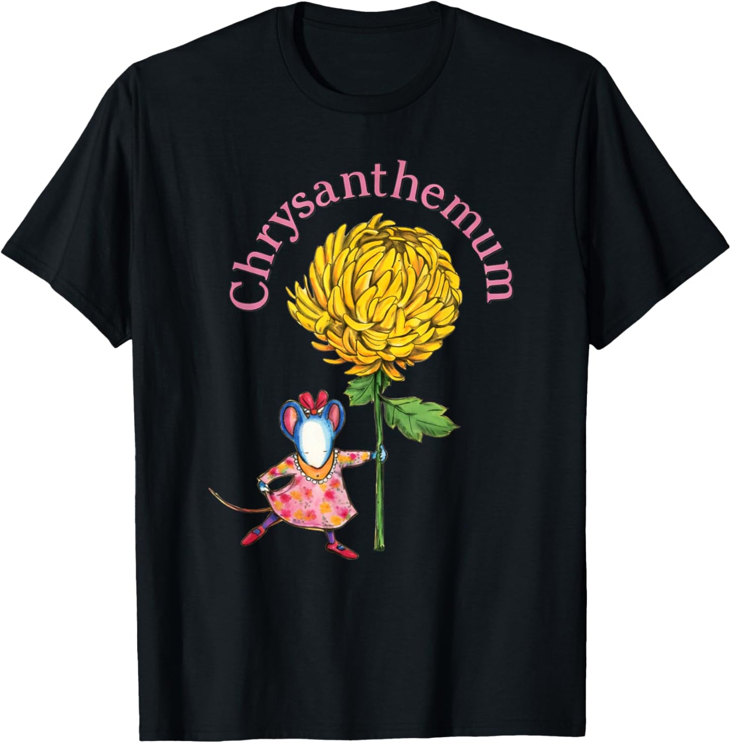 Chrysanthemum A First Day of School T-Shirt - T-Shirt | Black