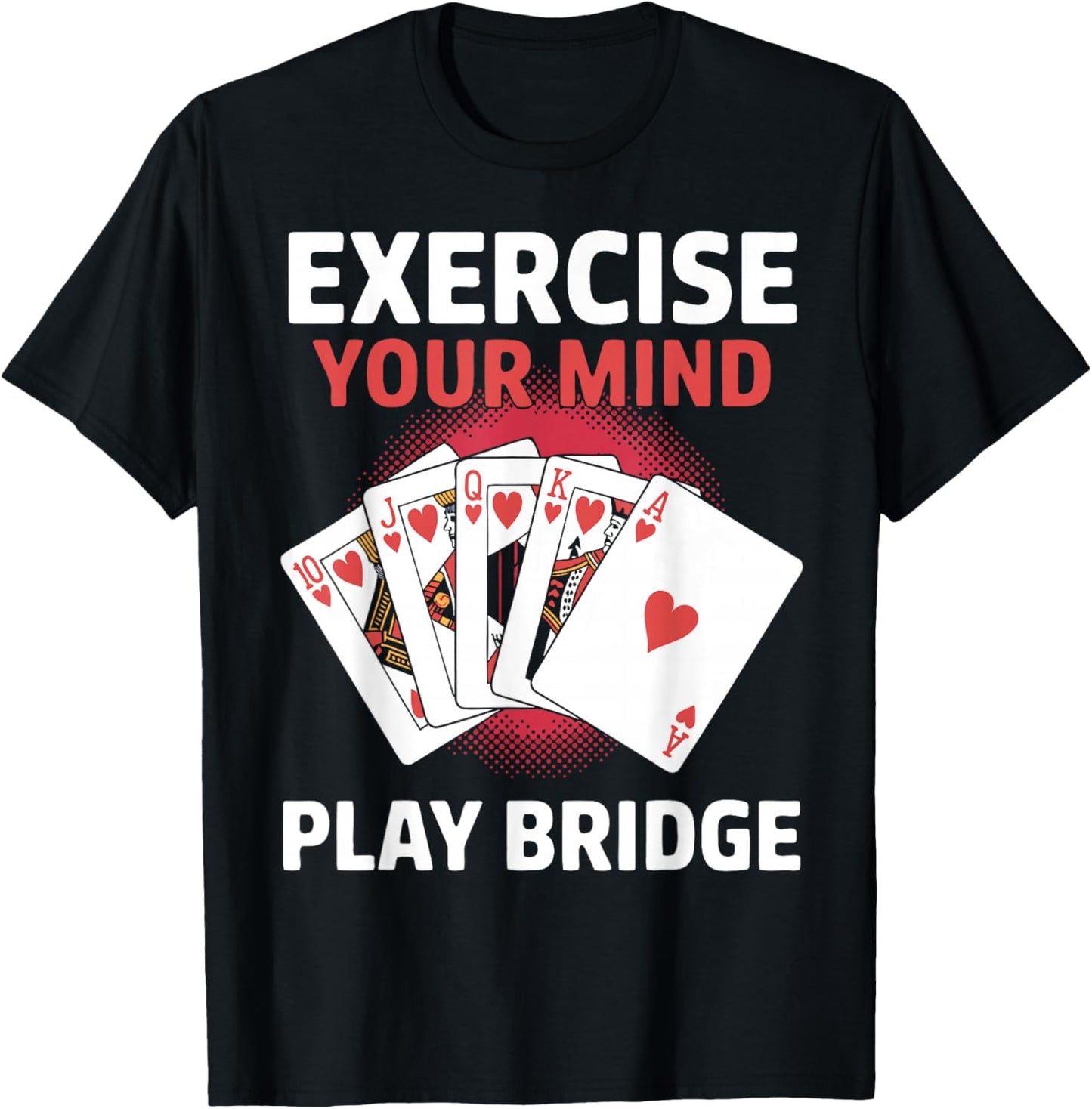 Bridge Player Exercise Contract Bridge T-Shirt - T-Shirt | Black