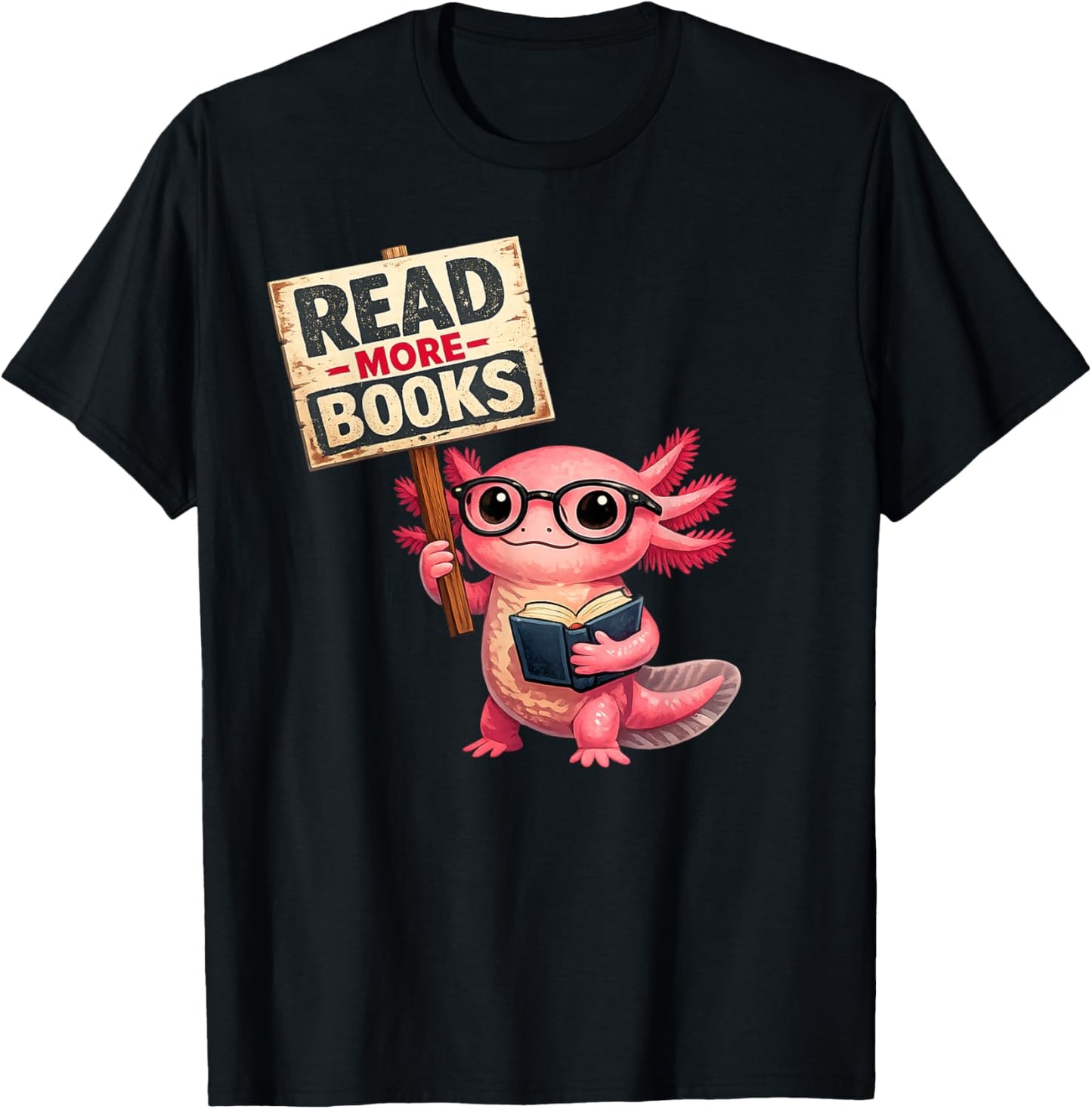 Read More Books Teacher Librarian Reading Women Men T-Shirt - T-Shirt | Black