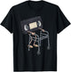 Retro Walker VHS Color CD Retro Media Analog T-Shirt - T-Shirt | Black