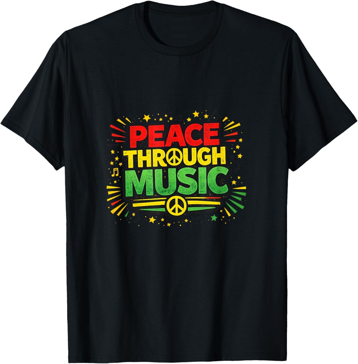 Playing for Change Peace Through Music T-Shirt - T-Shirt | Black
