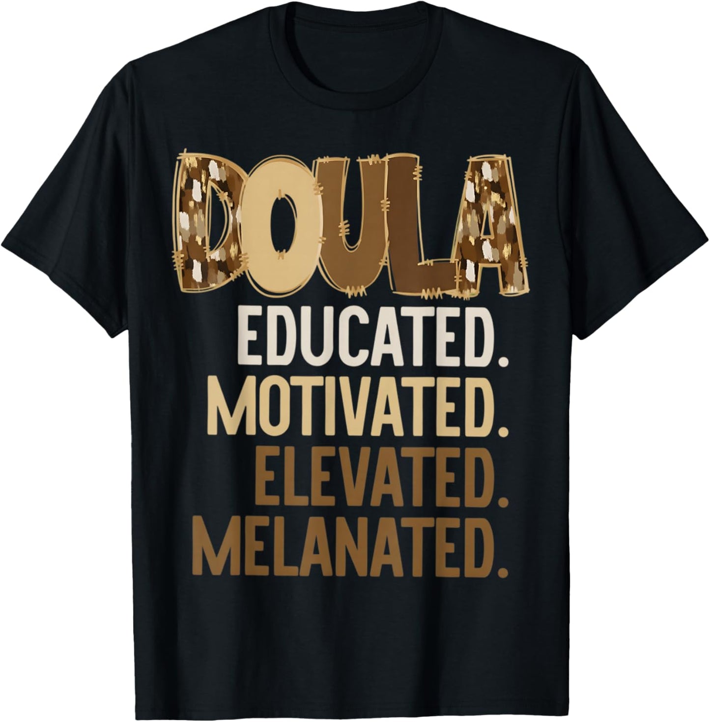 Black Woman Doula – Midwife Student T- Doula Graduation Gift T-Shirt - T-Shirt | Black
