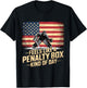 Feels Like A Penalty Box Kind of Day Funny Hockey T-Shirt - T-Shirt | Black