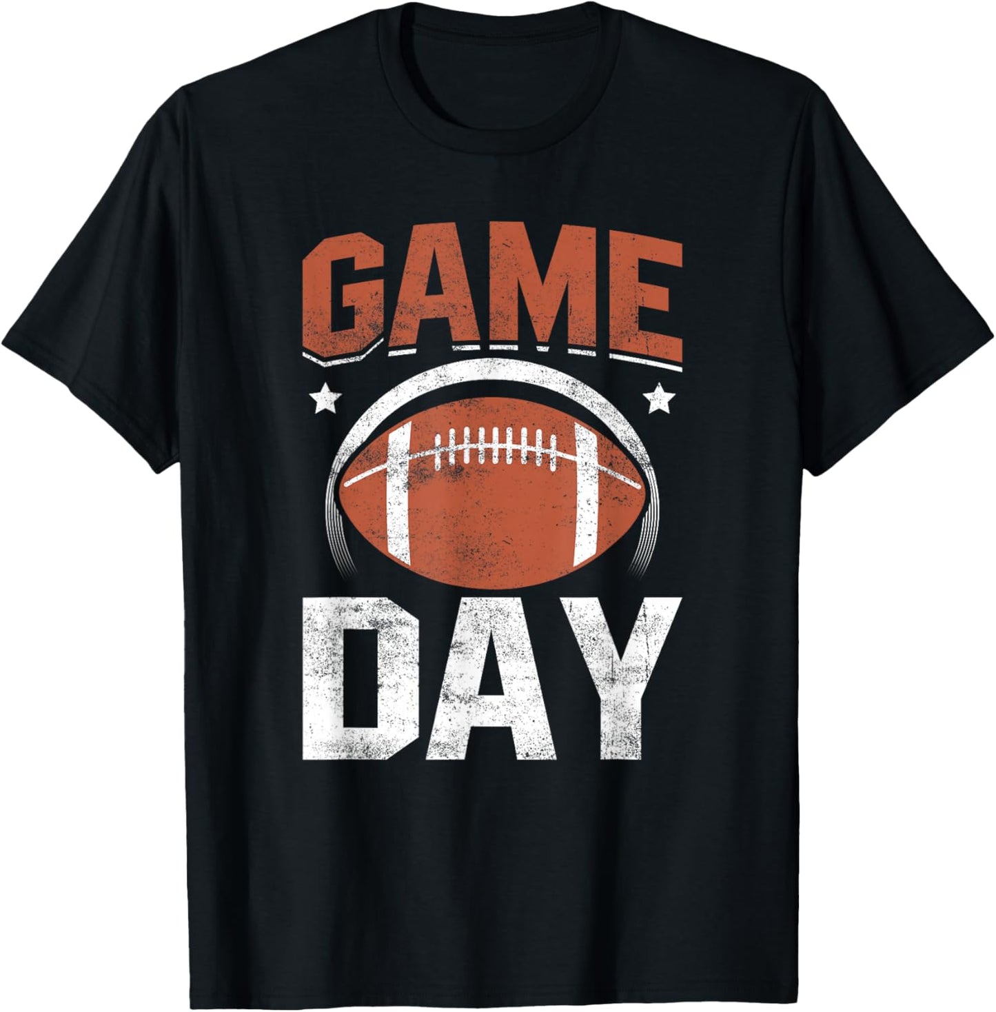 Game Day American Football Player Team Coach Men Women Boys T-Shirt - T-Shirt | Black