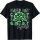 Game Day Tigers Green Paw Print School Spirit Mascot Tiger T-Shirt - T-Shirt | Black
