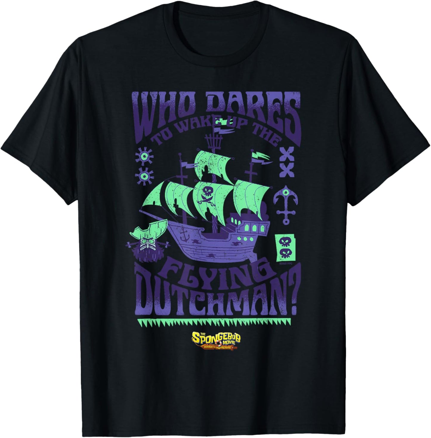 The Spongebob Movie: Search for Squarepants Dutchman Ship T-Shirt - T-Shirt | Black