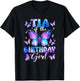 Tia of The Birthday Girl Butterfly Family Matching T-Shirt - T-Shirt | Black